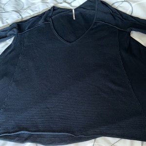 Free people tunic black top